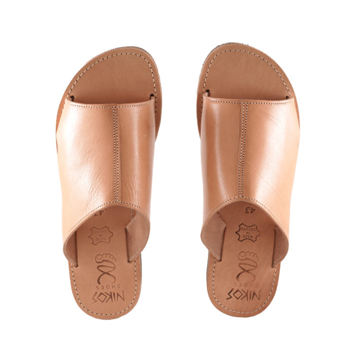 Sandals Handmade Leather Men's Slides Ares (15) 4