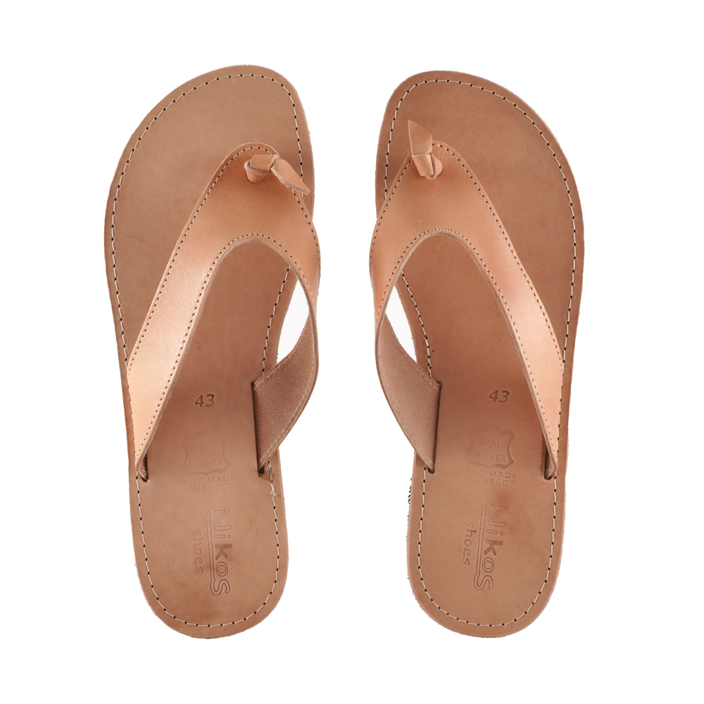 Men-Flip-flops-Sandals-Big-Size-Natural-Icarus-106 Σανδάλια Ανδρικές Σαγιονάρες Μεγάλα Μεγέθη Ίκαρος (106) 4