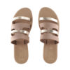 Sandals Soft Strappy Slides Gold Aigli (208) 8