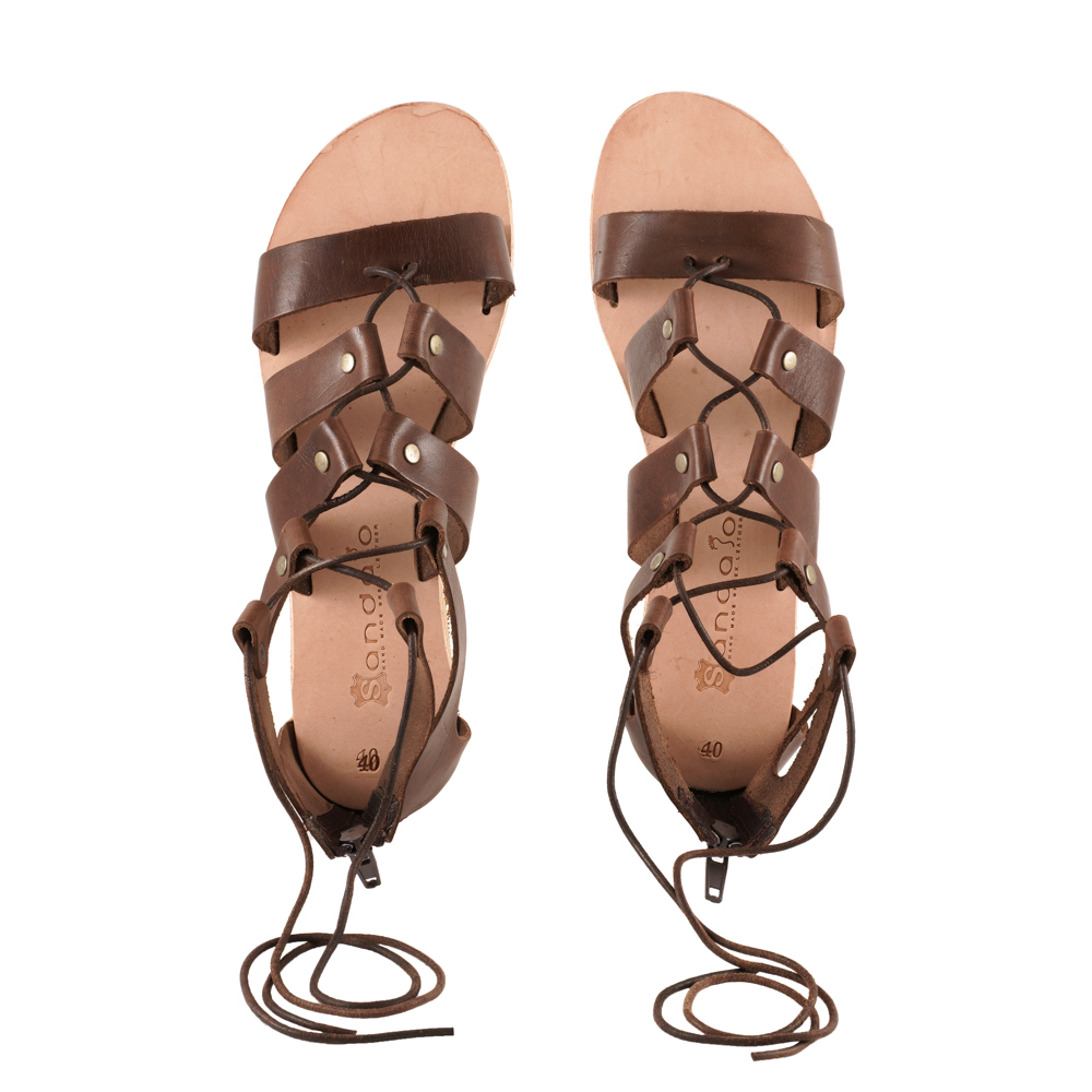 Ancient-Greek-Gladiator-Women-Sandals-Aella-132 Γυναικεία σανδάλια αρχαιοελληνικά δερμάτινα μονομάχου Άελλα (132) 4