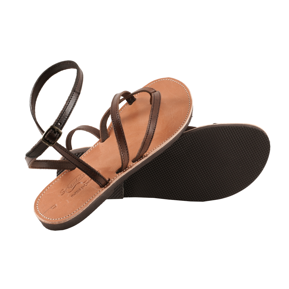 Ancient-Greek-Sandals-Brown-for-Women-Daphne-108 Σανδάλια Καφέ Γυναικεία Αρχαιοελληνικά Δάφνη (108) 3