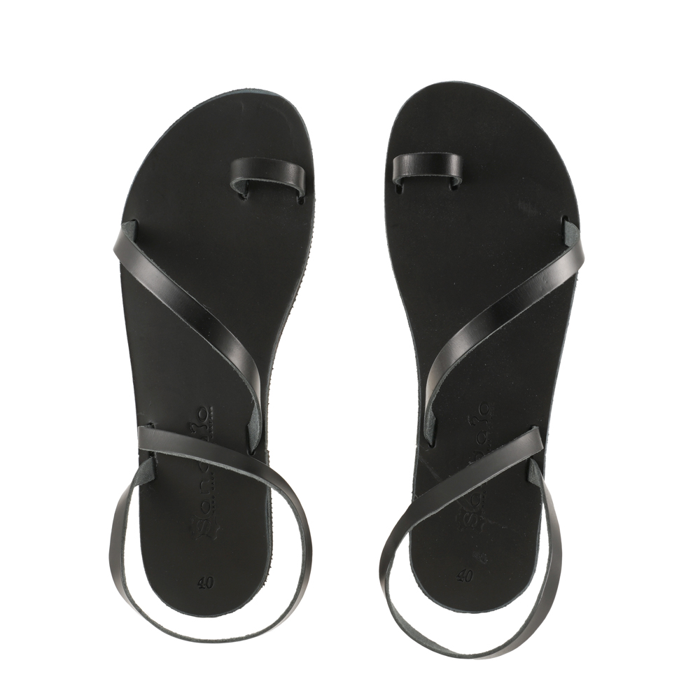 Large Size - Ankle Strap Sandals with Loop Fidaki (124) 3