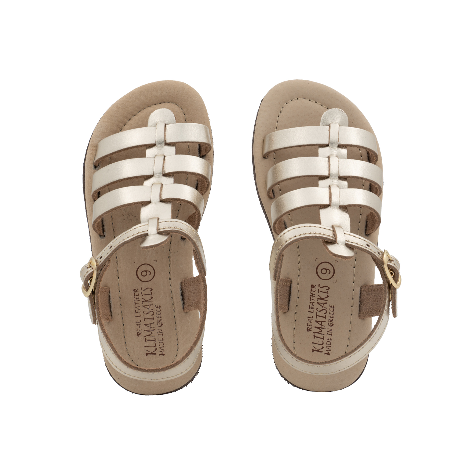 Branded-Sandals-Gladiator-for-Girls-Gold-Andromeda-Junior-7-G Σανδάλια Μονομάχου για κορίτσια Επώνυμα Μικρή Ανδρομέδα (7-G) 4