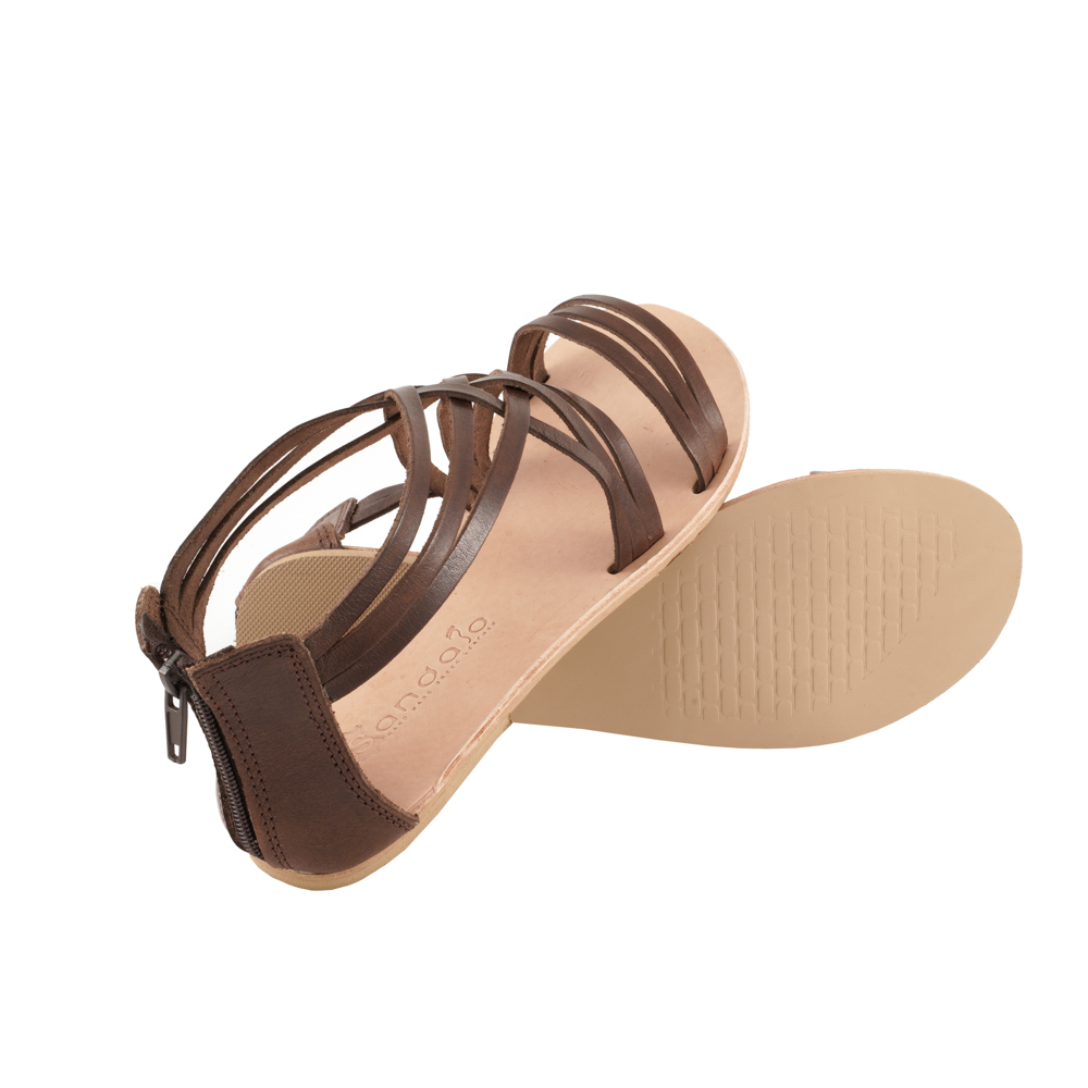 Criss-Cross-Sandals-Strappy-Polymnia-251 Γυναικεία Σανδάλια με Πλεγμένα Λουράκια Πολύμνια (251) 3
