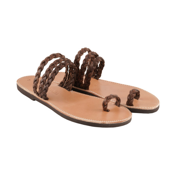 Flat Sandals Slides with Braids Triada (142K) 2