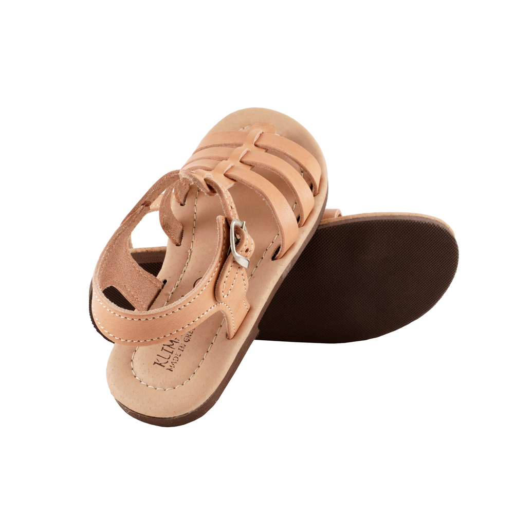 Gladiator-Sandals-for-Girls-Boys-Natural-Trireme-7 Σανδάλια Μονομάχου για αγόρια και κορίτσια Τριήρης (7) 3