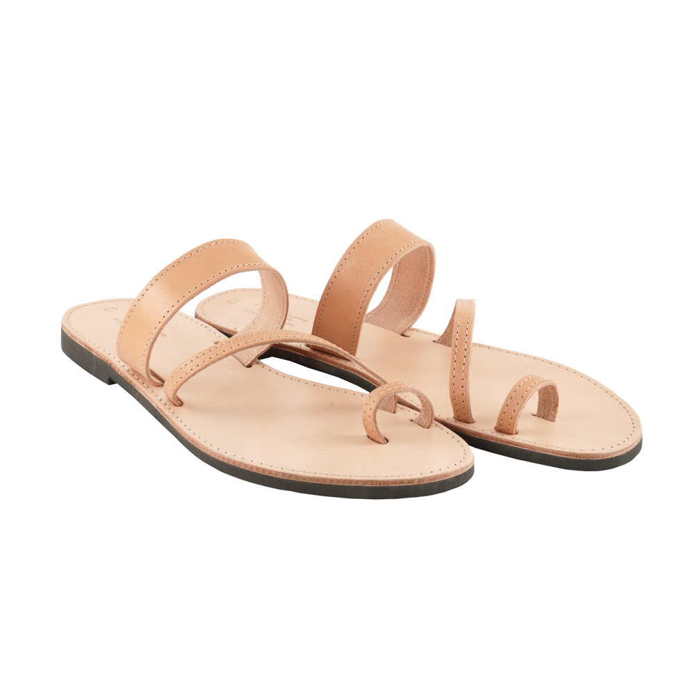 Handmade-Men-Sandals-Leather-Economic-Hector-113M Ανδρικά Σανδάλια Οικονομικά Χειροποίητα Έκτορας (113M) 2