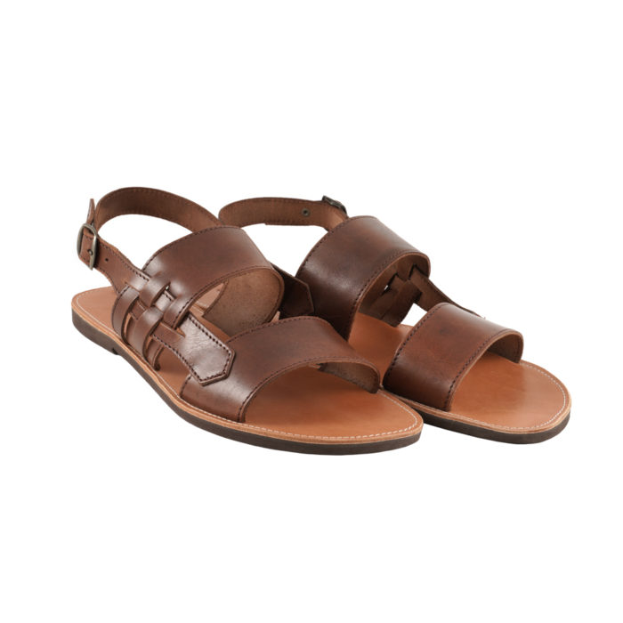 Men's Summer Shoes Leather Sandals Aiantas (400) 2