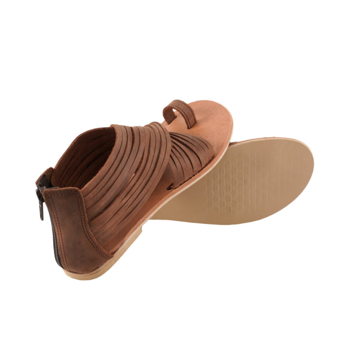 Sandals Ancient Greek Modern Leather Melpomene (273) 3