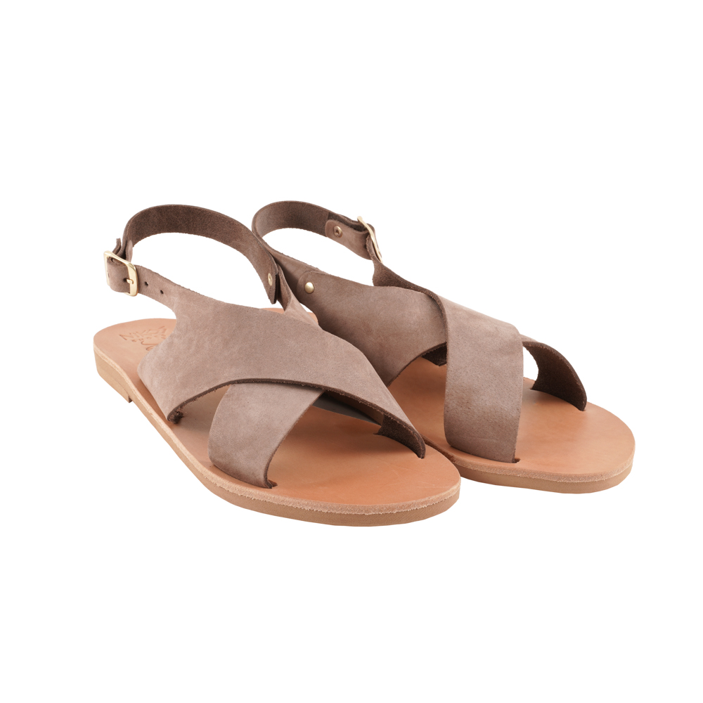 Leather-Sandals-Criss-Cross-Soft-Ersi-195 Sandals Leather Criss Cross Soft Ersi (195) 1