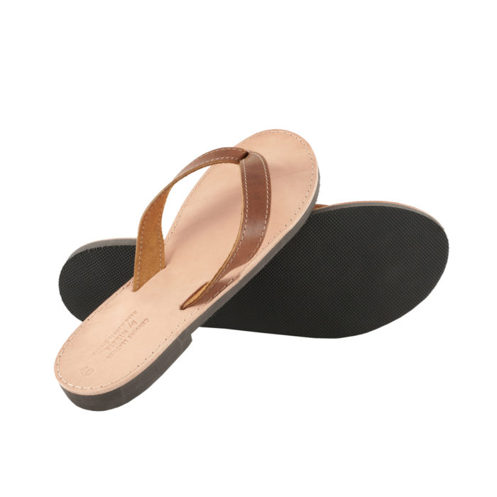 Sandals Women's Leather Flip-flops Ino (100) 4