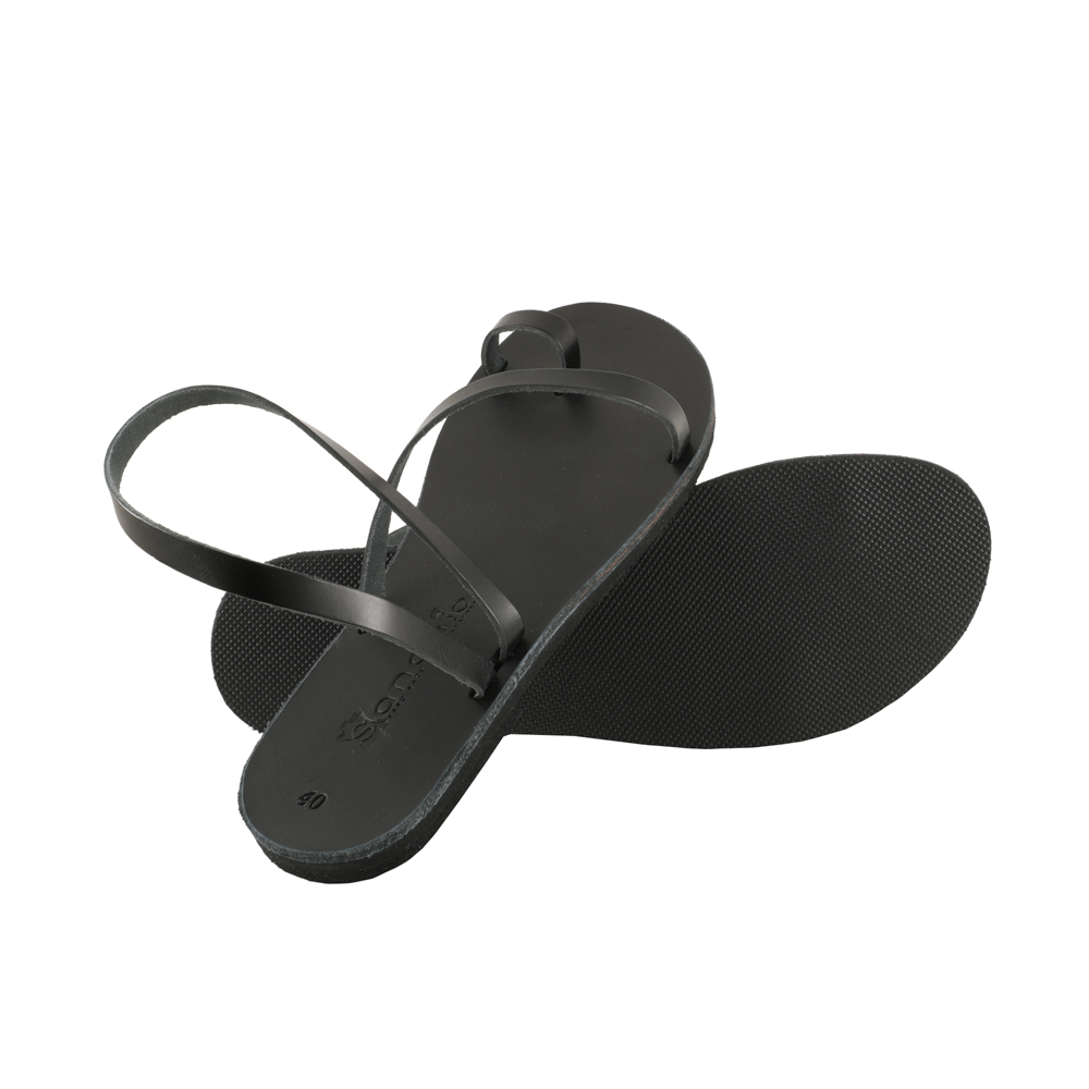 Large Size - Ankle Strap Sandals with Loop Fidaki (124) 2