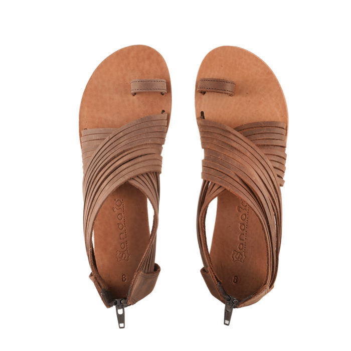 Sandals Ancient Greek Modern Leather Melpomene (273) 4