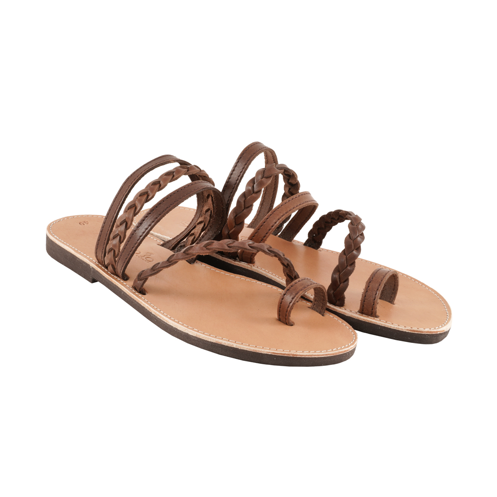 Modern-Slides-Braided-Sandals-Antigone-134 Slides - Μοντέρνα Σανδάλια με Κοτσίδα Αντιγόνη (134K) 2