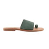 Sandals Leather Green Slides Minthi (153) 5
