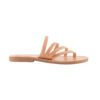 Sandals Slides Strappy Natural Leather Electra (118) 5
