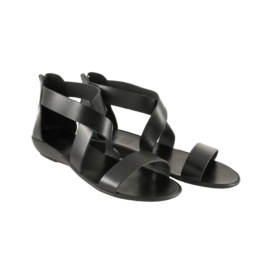 Sandals Low Wedge Crossover Thalia (400) 1