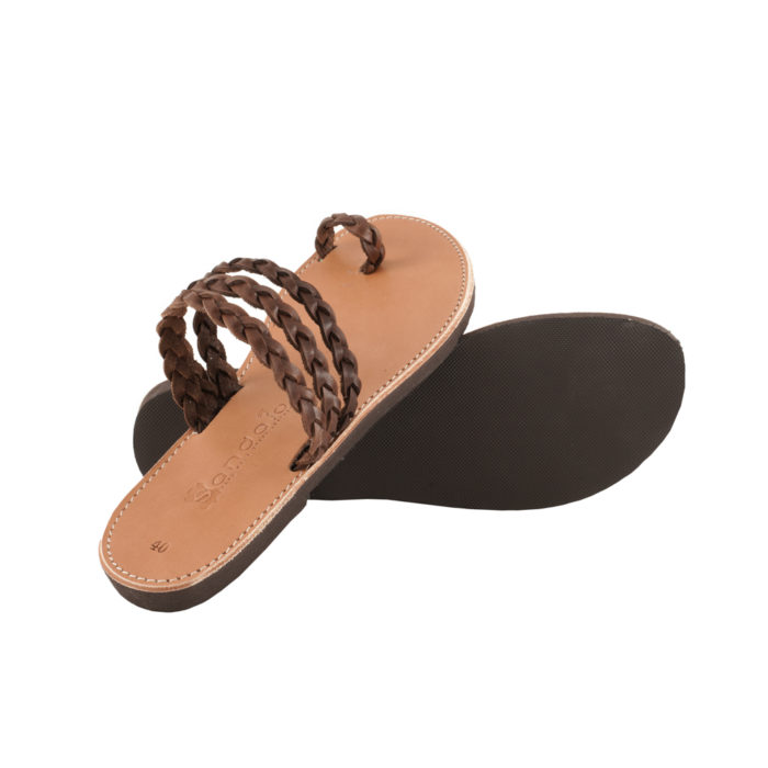Flat Sandals Slides with Braids Triada (142K) 3