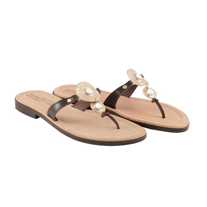 Soft Sandals with Metal and Stones Halki (39) 2