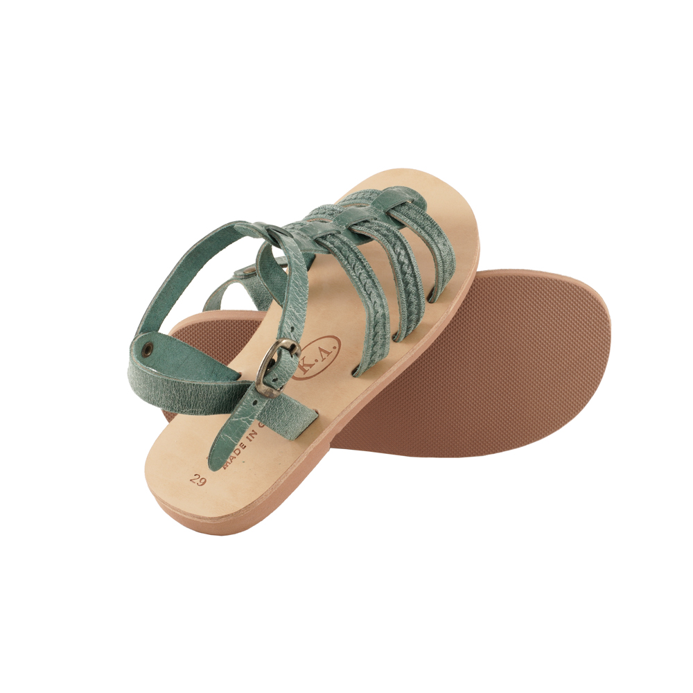 Gladiator-Green-Sandals-Kids-Offer-Trireme-10-GR Σανδάλια Παιδικά Προσφορά Μονομάχου Τριήρης (10-GR) 3