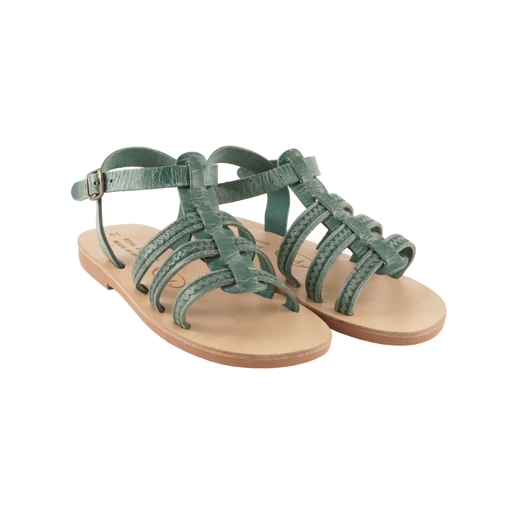 Green-Sandals-Kids-Offer-Gladiator-Trireme-10-GR Σανδάλια Παιδικά Προσφορά Μονομάχου Τριήρης (10-GR) 2